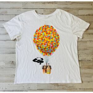 Pixar Up Balloon Tee T-shirt sz medium EUC